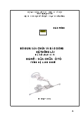 Giáo trình Sửa chữa và bảo dưỡng hệ thống lái