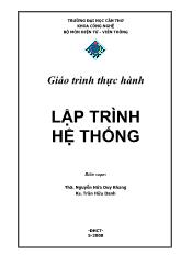 Giáo trình thực hành Lập trình hệ thống - Nguyễn Hứa Duy Khang