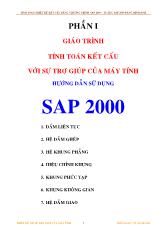 Giáo trình Tính toán kết cấu với sự trợ giúp của máy tính hướng dẫn sử dụng SAP2000