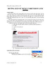 Hướng dẫn sử dụng Codevision AVR