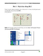 Hướng dẫn sử dụng ISIS: Mô phỏng tương tự