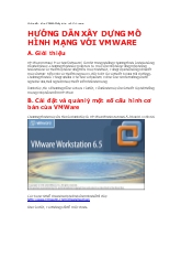 Hướng dẫn xây dựng mô hình mạng với vmware