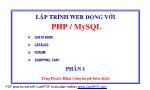 Lập trình web động với PHP - MySQL: kiến trúc cơ bản