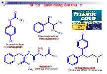Một số amin dùng làm thuốc
