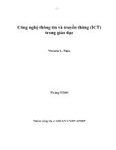 Tài liệu Công nghệ thông tin và truyền thông trong giáo dục