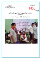 Tài liệu hướng dẫn làm robot: Tổng quan về đế robot