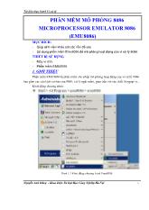 Tài liệu thực hành vi xử lý: Phần mềm mô phỏng 8086