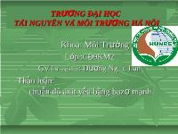 Thảo luận Chuẩn độ axit yếú bằng bazơ mạnh