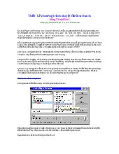 Thiết kế chương trình duyệt file âm thanh bằng Visual Basic (Sử dụng MediaPlayer 6.x của Windows)