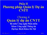 Bài giảng Phương pháp quản lý dự án công nghệ thông tin