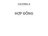 Bài giảng chương 4: Hợp đồng