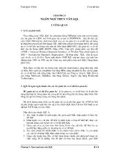 Bài giảng Cơ sở dữ liệu chương 5: Ngôn ngữ truy vấn SQL