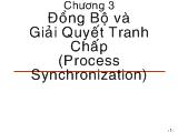 Bài giảng Đồng bộ và giải quyết tranh chấp