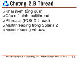 Bài giảng Khái niệm tổng quan thread