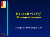 Bài giảng Kỹ thuật vi xử lý - Phạm Ngọc Nam