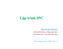 Bài giảng Lập trình IPC