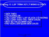 Bài giảng Lập trình xử lý mảng và chuỗi