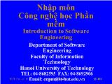 Bài giảng Nhập môn công nghệ học phần mềm phần 3: Yêu cầu người dùng