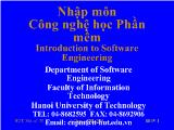 Bài giảng Nhập môn công nghệ học phần mềm phần 4: Thiết kế và lập trình