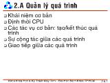 Bài giảng Quản lý quá trình