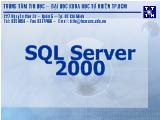 Bài giảng SQL Server 2000