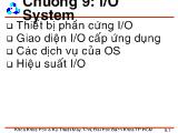 Bài giảng Thiết bị phần cứng IO