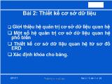 Bài giảng: Thiết kế cơ sở dữ liệu quan hệ từ sơ đồ ERD