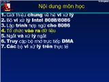 Bài giảng Tổ chức ra vào dữ liệu trong hệ vi xử lý