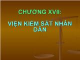 Bài giảng Viện kiểm sát nhân dân