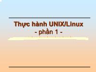 Bài thực hành Unix, linux