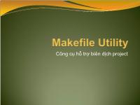 Makefile Utility: Công cụ hỗ trợ phiên dịch