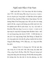 Tài liệu Nghề nuôi hầu ở Việt Nam