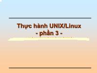 Thực hành Unix, linux: Lập trình trên Linux