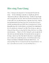 Bài viết Hào sảng Tam Giang