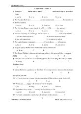 Câu hỏi ngữ pháp tiếng Anh trình độ A (Grammar-Level-a)