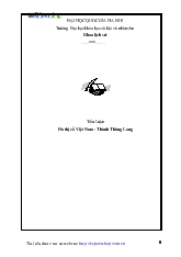 Tiểu luận Đô thị cổ Việt Nam - Thành Thăng Long