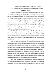 Tiểu luận Tiến trình lịch sử Việt Nam các cuộc kháng chiến bảo vệ đất nước trong thời kỳ tự chủ