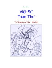 Việt Sử Toàn Thư Từ Thượng Cổ Đến Hiện Đại