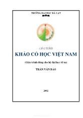 Giáo trình Khảo cổ học Việt nam