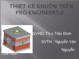 Thiết kế khuôn trên Pro Engineer 5.0