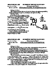 Bộ đề thi môn Thuỷ lực đại cương