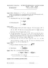 Bộ đề thi và đáp án Môn Toán - Kỳ thi Đại học, Cao đẳng khối B từ năm 2002 - 2010