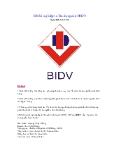 Dạng đề thi tuyển dụng vào ngân hàng BIDV