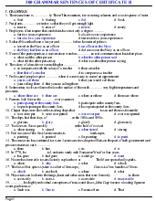 300 câu bài tập ngữ pháp luyện thi bằng B