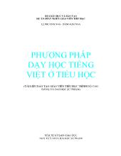 Phương pháp dạy học tiếng việt ở tiểu học