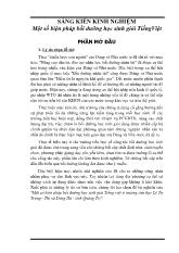 Sáng kiến kinh nghiệm - Một số biện pháp bồi dưỡng học sinh giỏi Tiếng Việt