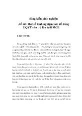 Sáng kiến kinh nghiệm - Một số kinh nghiệm làm đồ dùng làm quen với Toán cho trẻ lứa tuổi mẫu giáo lớn