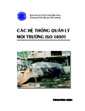 Các hệ thống quản lý môi trường ISO 144001