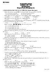 Đề thi thử Đại học 6 Năm học 2009-2010