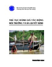 Thủ tục đánh giá tác động môi trường và ra quyết định